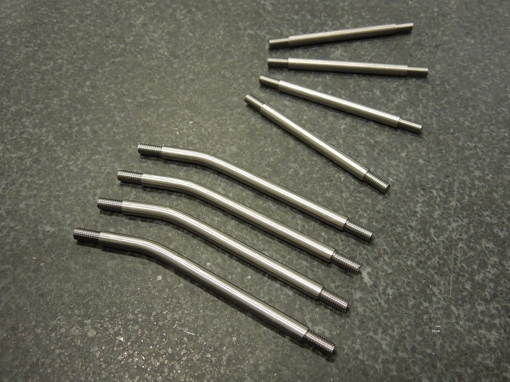 Titanium Suspension Links for Gmade R1, Blue Monkey RC